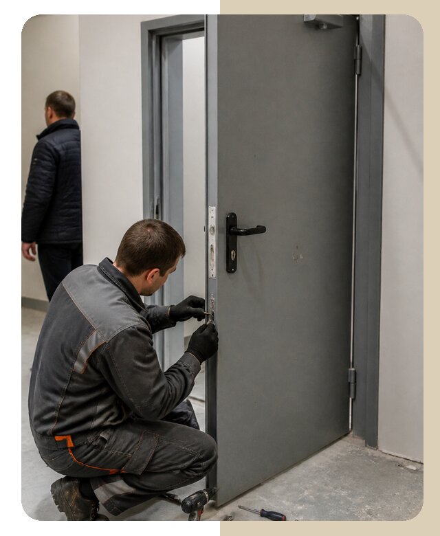 Ремонт противопожарной двери в Люберцах по цене 6839 р. | ДвериЛегко-Люб