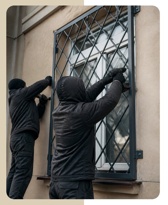 Установка антивандальных решеток на окна в Люберцах